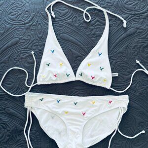 American Eagle Outfitters White Bikini Set